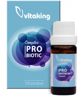 Complex Probiotic (10 tipuri de bacterii) - 6 ml, Vitaking